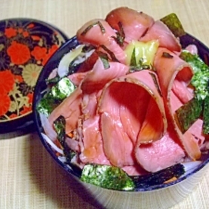 わさび醤油のローストビーフ丼 レシピ 作り方 By Nozayomi 楽天レシピ わさび醤油のローストビーフ丼 レシピ 作り方 By Nozayomi 楽天レシピ
